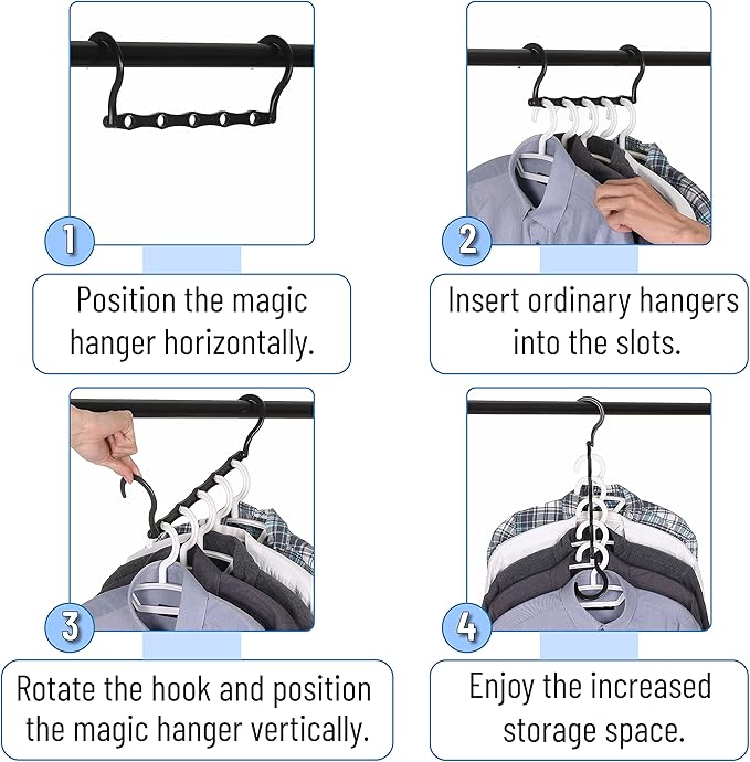 Mr. Pen- Space Saving Hangers, 8 Pack, Clothes Organizers, Shirt Hangers