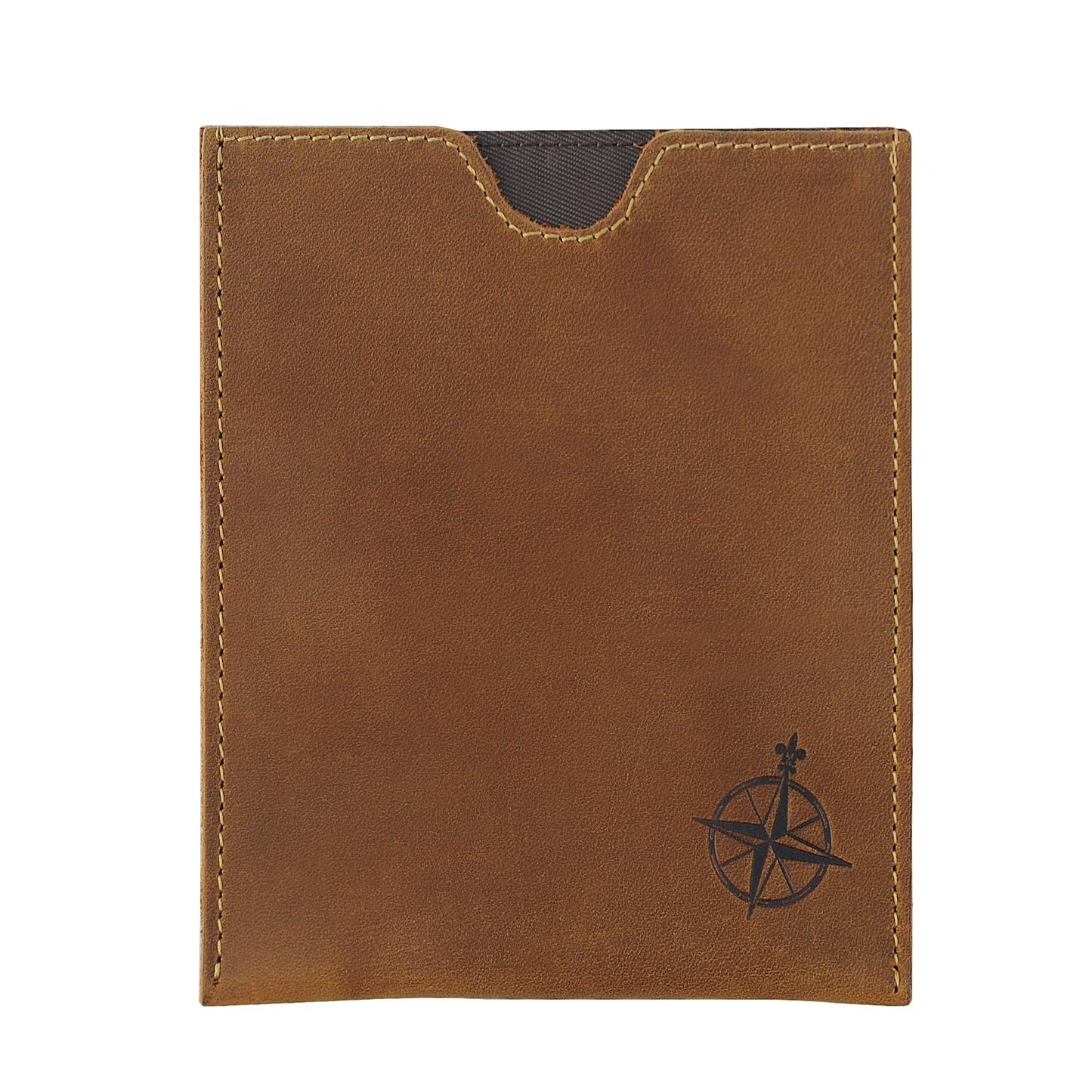 WANDERINGS Leather Passport Holder – Travel - Handmade Genuine Leather Wallet with Passport Pocket and Card Slots - RFID Blocking for Security Against Data Theft