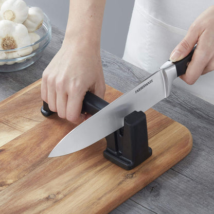 Farberware Juego de cuchillos de acero Inoxidable con sello bloque de 15 piezas