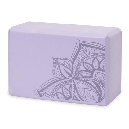 Gaiam Yoga Block - Supportive Latex-Free Eva Foam - Soft Non-Slip Surface with Beveled Edges for Yoga, Pilates, Meditation - Yoga Accessories for Stability, Balance, Deepen Stretches