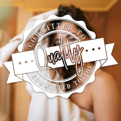 Elegant Comfort Three Line Popcorn Extra Large Luxury Bath Towel