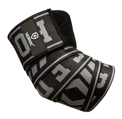 Sedroc Pro Elbow Wraps for Weightlifting Powerlifting Bench Press Gym Straps for Men - Pair
