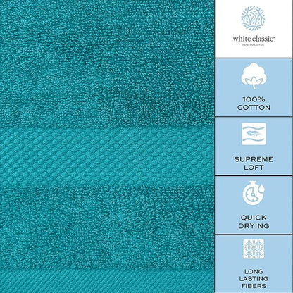 White Classic Luxury Aqua Hand Towels