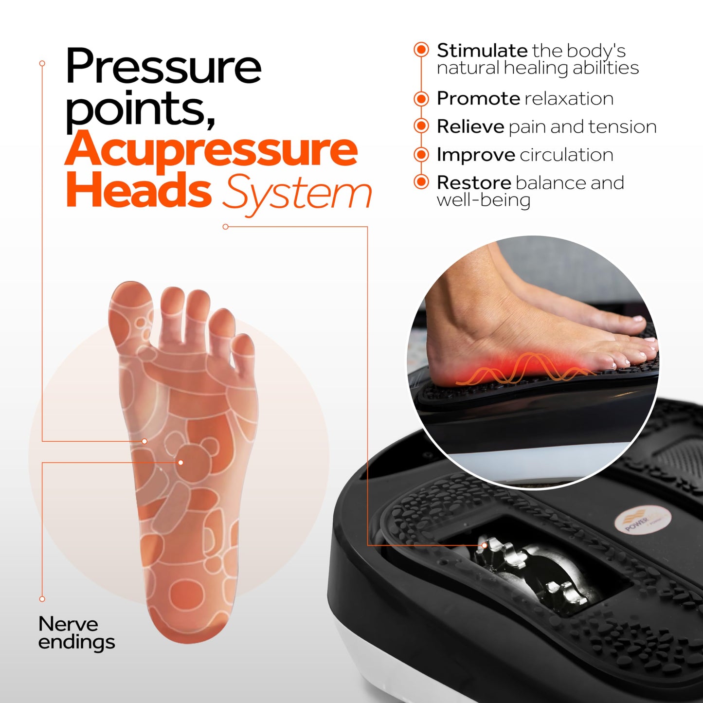 Power Legs Electric Foot Massager Machine with Remote Control, Adjustable Speed, Vibration - Calf Massager - Feet Massager for Neuropathy Pain Relief, Plantar Fasciitis, Leg Blood Circulation (Black)