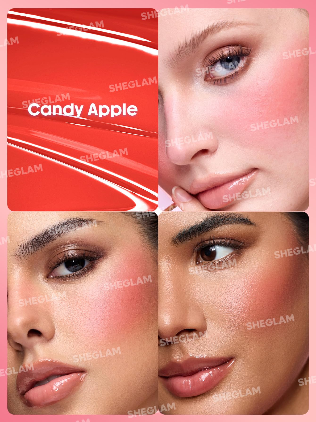 SHEGLAM Color Bloom Liquid Blush-Candy Apple