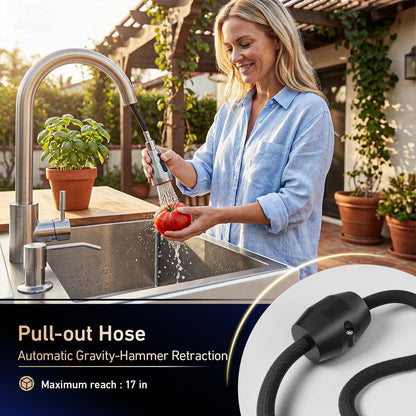 20" Freestanding Utility Sink, Stainless Steel Single Bowl with Deep Basin, Heavy Duty Sinks with Storage Shelves & Hot/Cold Water Pipes for Laundry, Kitchen, Farmhouse, Garage