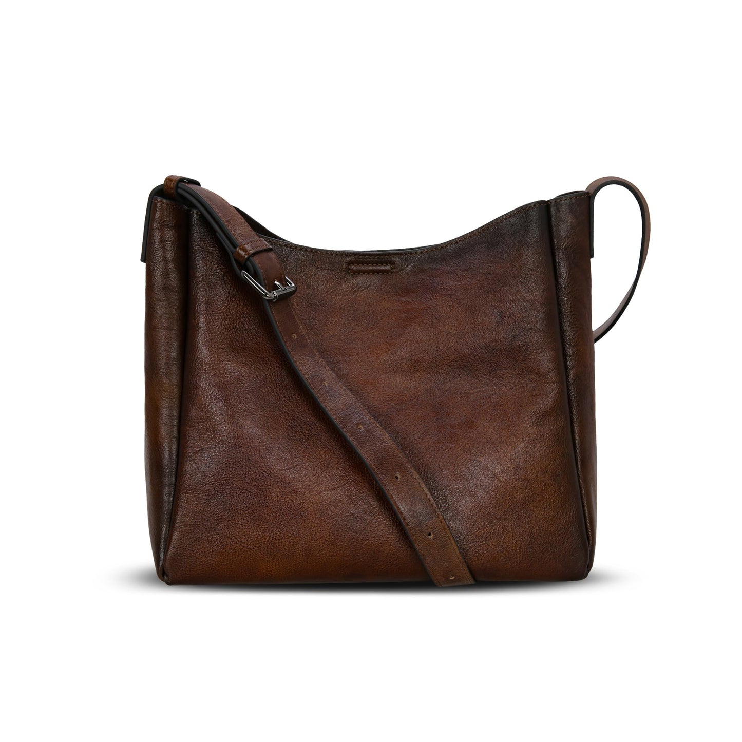 HESHE Women’s Shoulder Handbags Soft Genuine Leather Purses for Women Satchel Bag Hobo Tote Bag Crossbody Purses Bucket Bags Work Top Handle Handbag Cross Body Bags(Coffee)