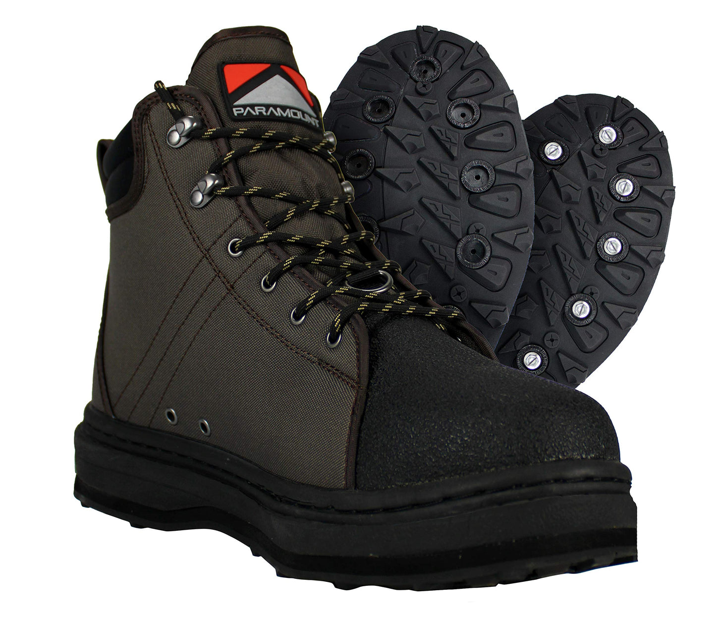 Paramount Outdoors Stonefly Cleated and Felt Sole Wading Shoe Fly Fishing Boot for Men