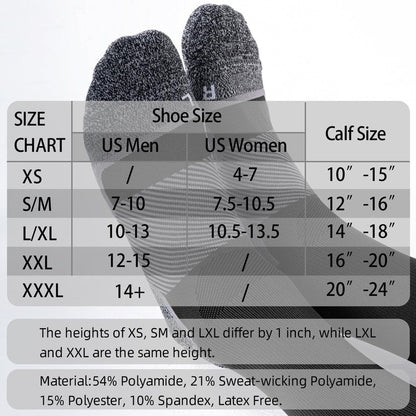 Medical Compression Socks 20-30 mmHg for Men Women (3 Pairs) - Best Support for All Day Wear, Pain Relief, Circulation