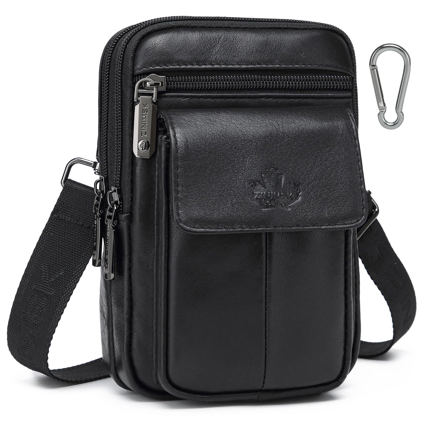 ZZNICK Genuine Leather Cell Phone Holster with Belt Loop