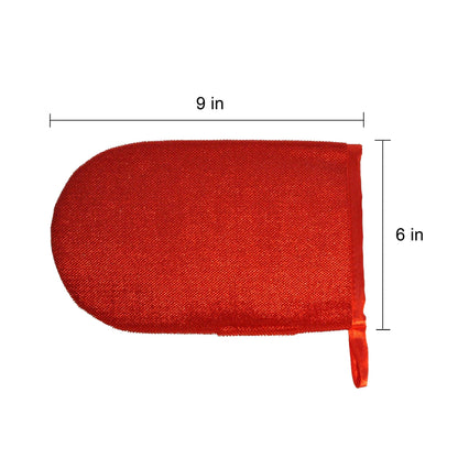 CleanAide Hair Magnet Pet Fur Removal Mitt, Lint, Fur, and Dander Cleanup for Furniture, Clothing, and Upholstery, Reusable, Durable, Quick & Easy Cleaning, Red, 2-Pack