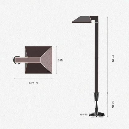 GOODSMANN Low Voltage Landscape Lights 8PK Landscape Lighting Kit Pathway Lights Wired Outdoor Walkway Lights 0.7W LED 100 Lumen Oil Rubbed Bronze Finish Warm White with Cable Connectors Metal Stakes