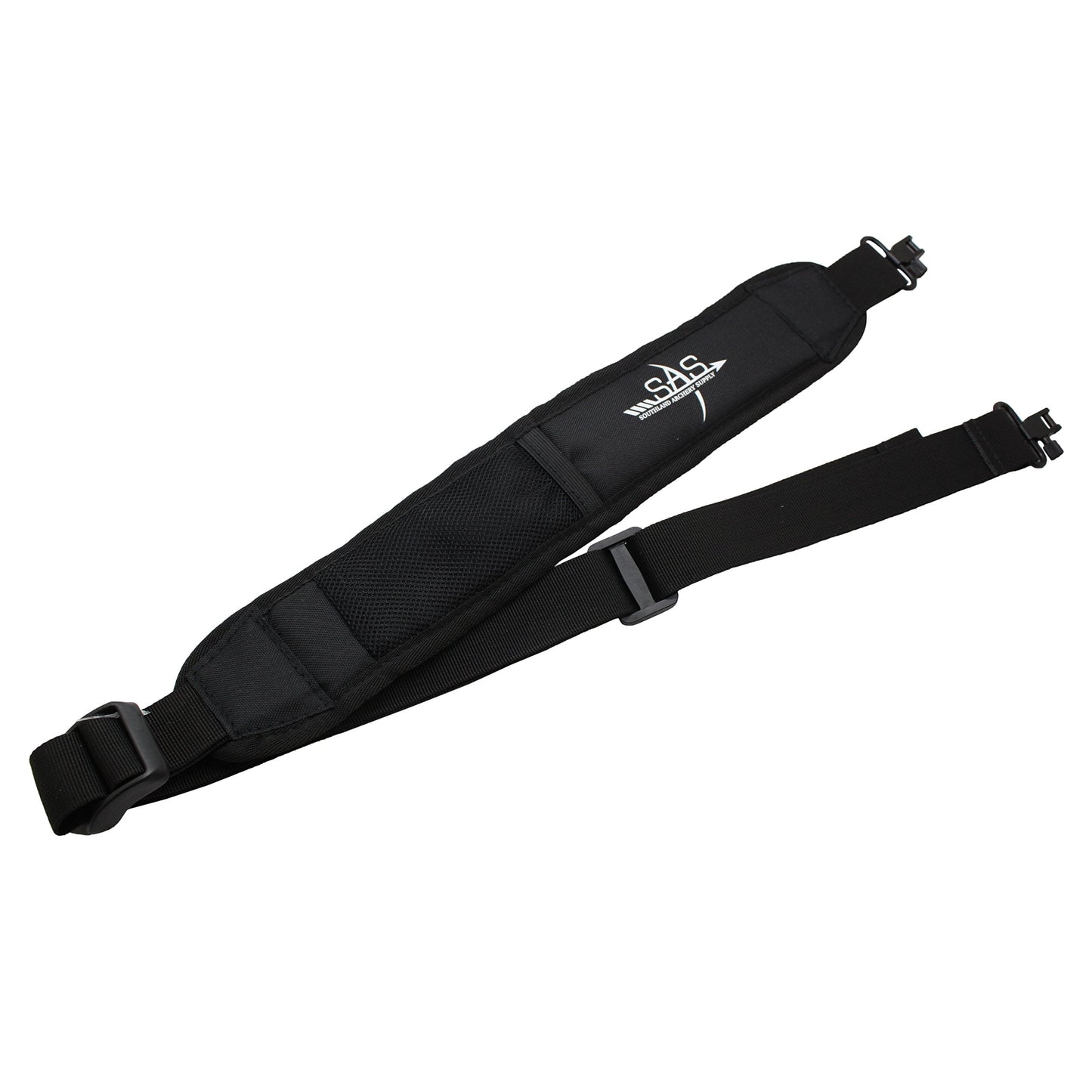 SAS Southland Archery Universal Black Padded Crossbow Sling (Black with Mesh Pocket)