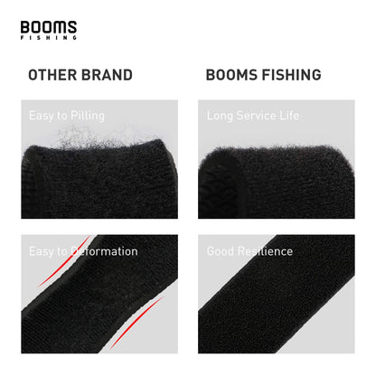 Booms Fishing RS3 Fishing Rod Wrap Pole Straps, Assorted Colors 9.6" 6pcs