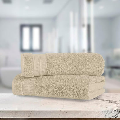 Elegant Comfort Three Line Popcorn Towel Set