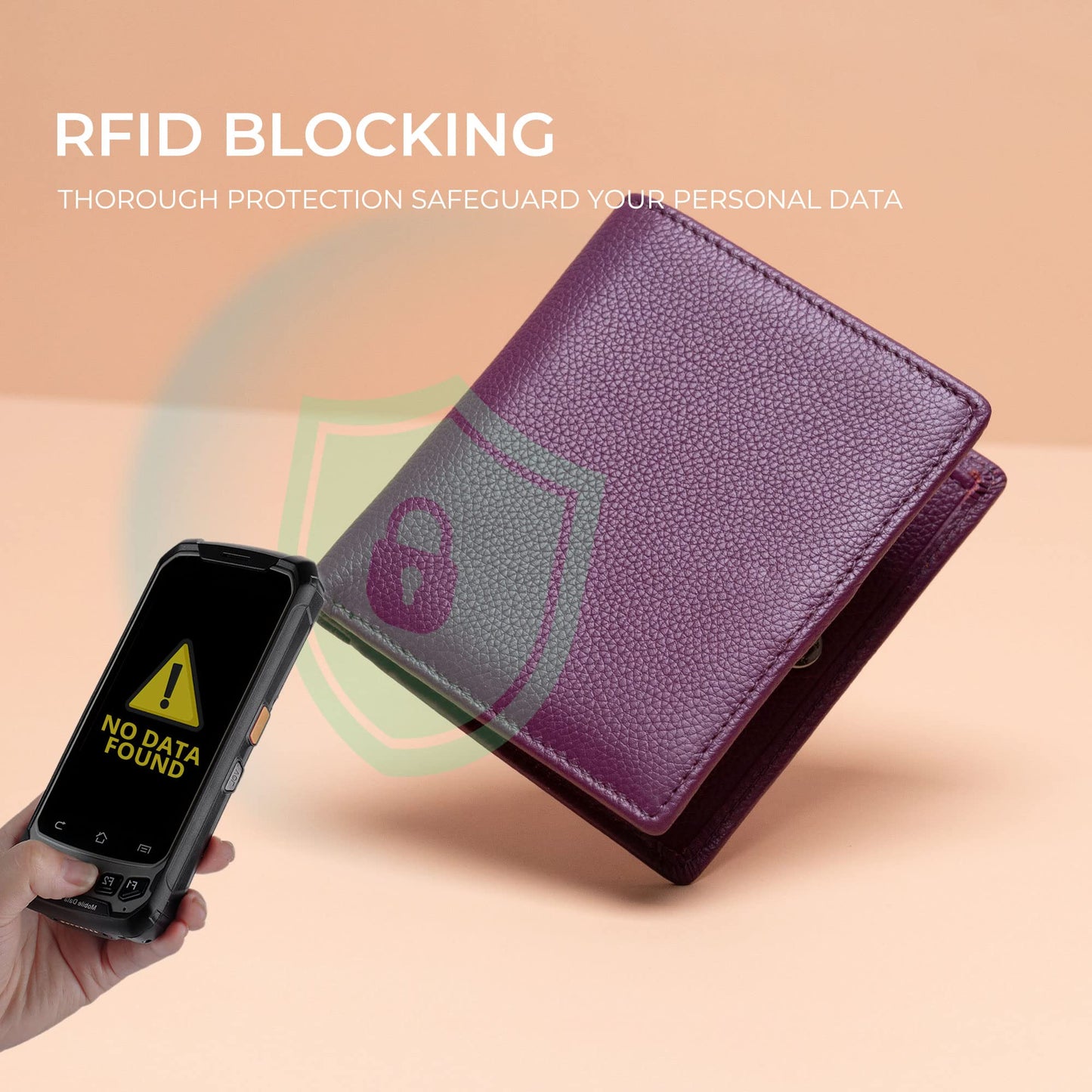 Bveyzi Ultra Slim Small RFID Wallet for Women, Leather Tiny Thin Bifold Pocket Ladies Wallet