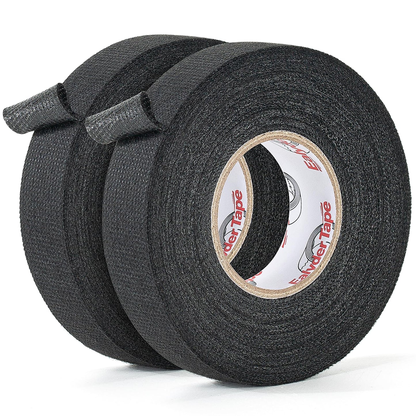 Ealyder Tape 2 Rolls Wire Harness Tape 3/4 Inch x 56 FT, High Temp Wiring Loom Harness Electrical Tape, Self-Adhesive Felt Cloth Wrap for Automotive Engines, Cable Protection and Noise Dampening