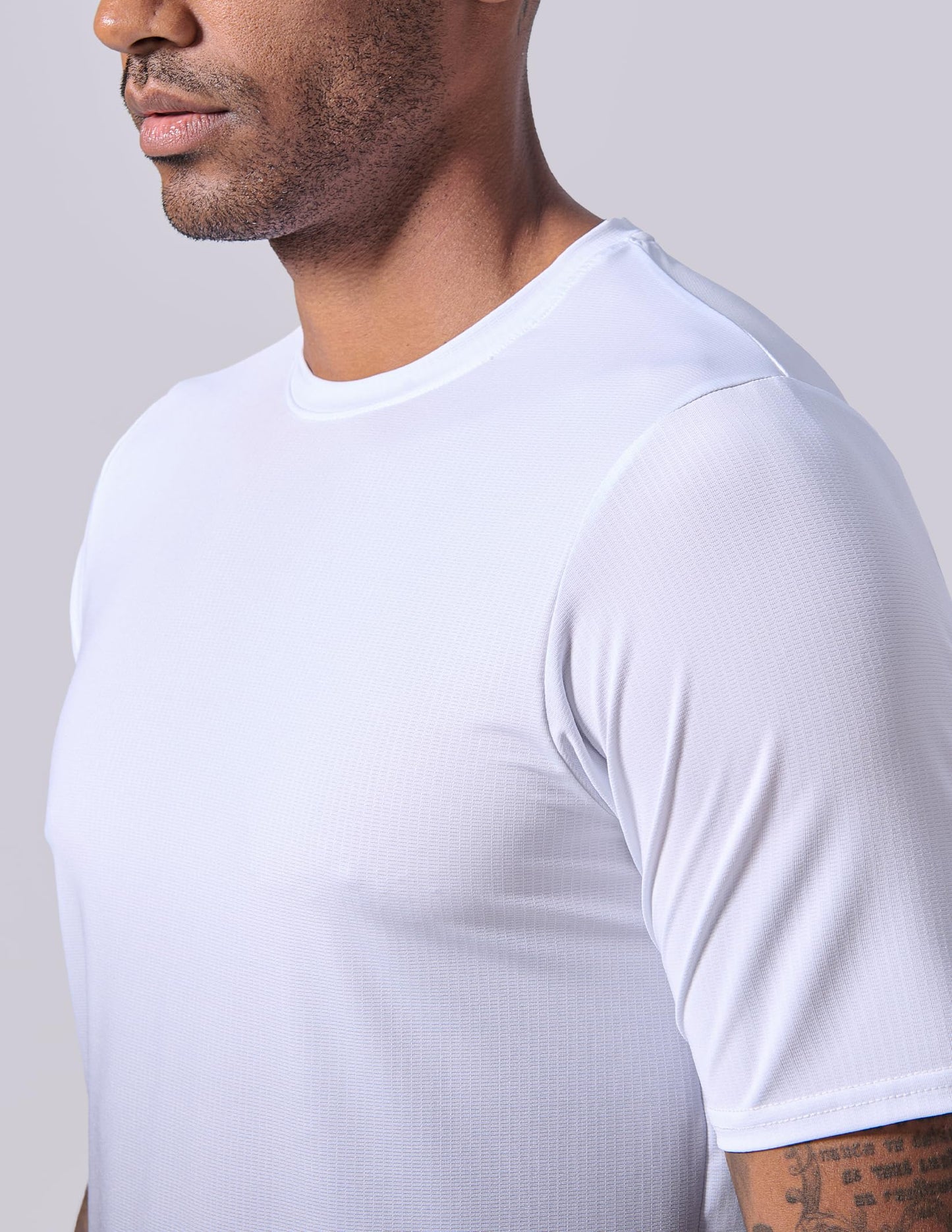5 Pack Men’s Active Quick Dry Crew Neck T Shirts | Athletic Running Gym Workout Short Sleeve Tee Tops Bulk (Set 14, 4X-Large) White