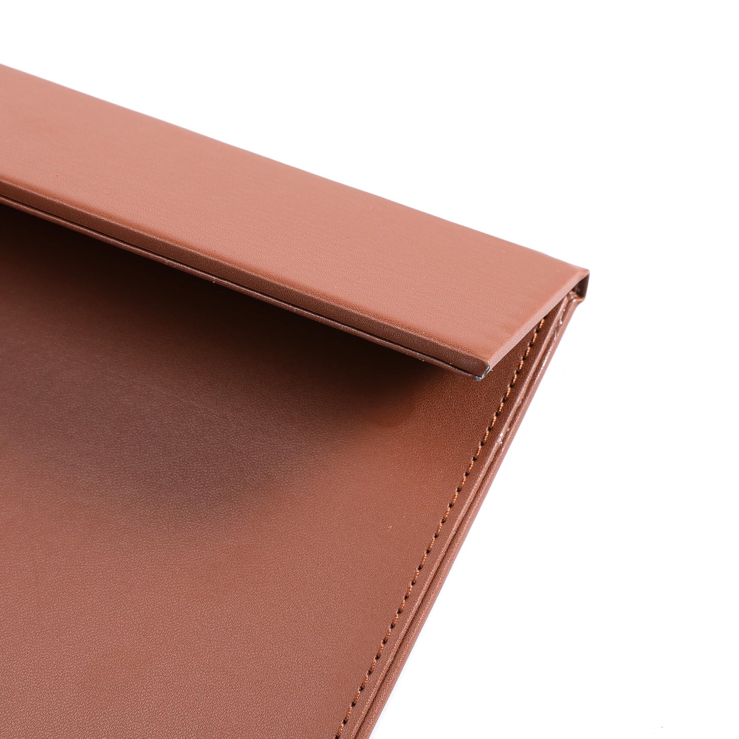 30" x 18" Leather Desk Blotter with Side Rails for Writing Leather Executive Desk Pad Protector Desk Mat for Office Home Workplace Brown