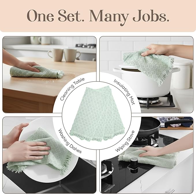 MosJos Kitchen Towels, Everyday Essentials Kitchen Linens