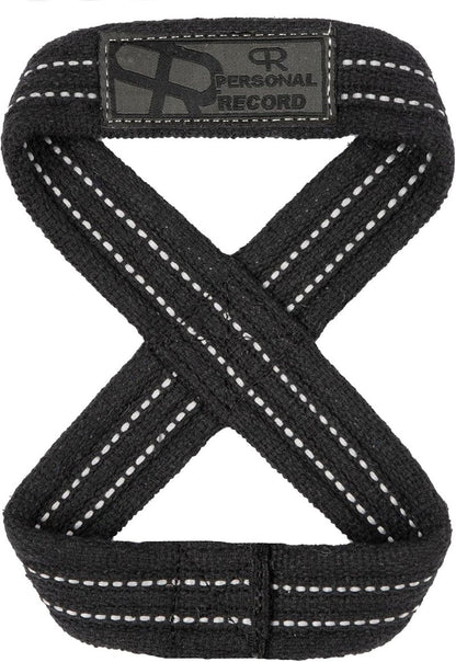 Deadlift Straps - Heavy Duty Figure 8 Weightlifting Straps for Powerlifting & Bodybuilding | Strong Grip Support for Men & Women