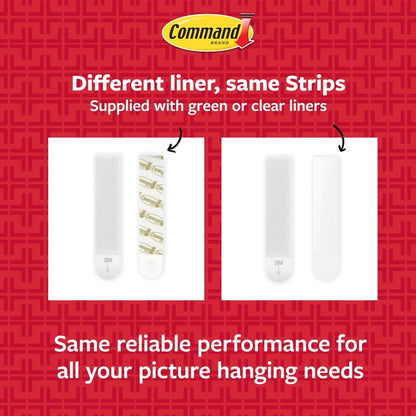 Command 20, 15, & 5 lb X-Large, Large, and Medium 16 Pairs Picture Hanging Strips (32 Strips), Damage-Free Hangers for Picture Frames, No Tools Required, Great for Home Room Wall Decor, White Adhesive