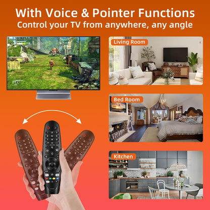 Replacement for Sony TV Remote, for All 2019-2025 Sony Remote Control for Bravia Smart TV with Voice Control. for Bravia XR/XBR/KD/K Series Google/Android TVs. 1-Year Warranty.