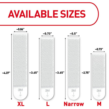 Command 20 lb XL Heavyweight Picture Hanging Strips 10 Pairs (20 Command Strips), Damage-Free Hanging Picture Hangers, Heavy Duty Wall Hanger for Home Decor, White Adhesive