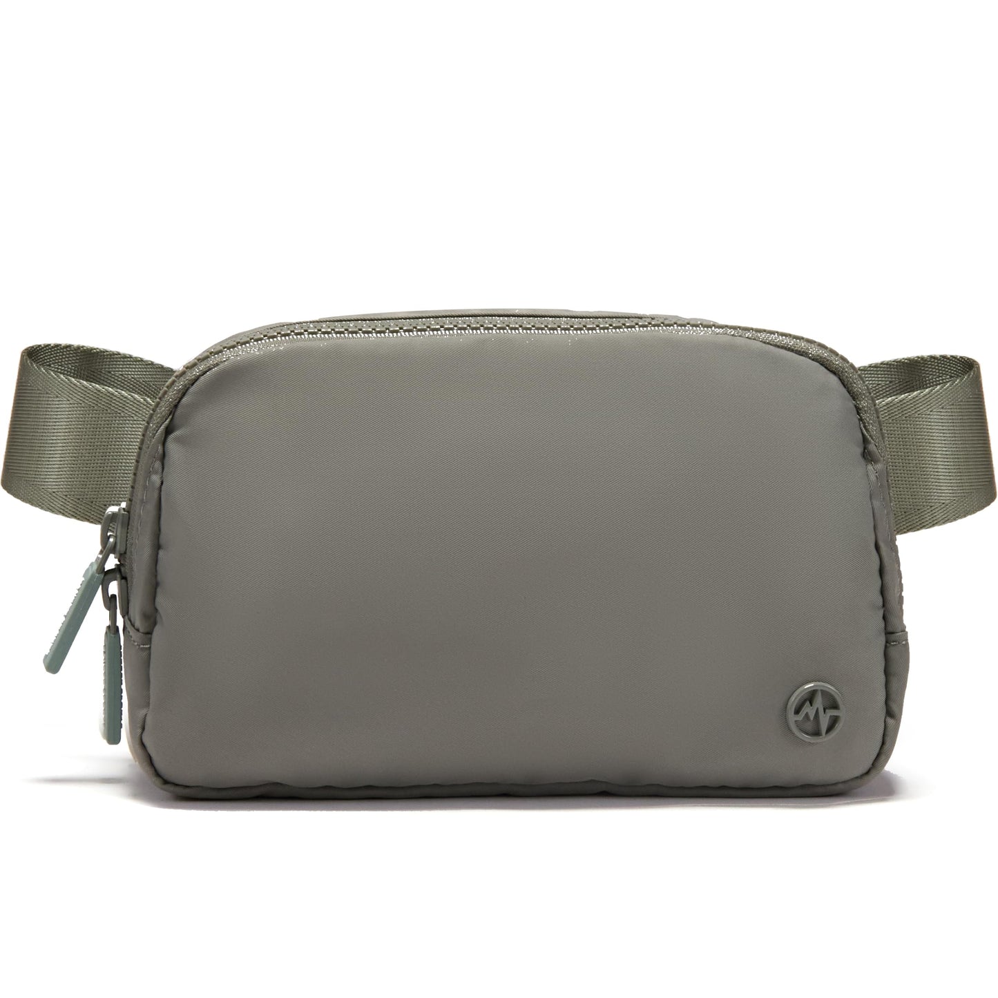 Pander Two Way Zipper Fanny Pack Nylon Everywhere Belt Bag for Women, Water Repellent Waist Packs, Crossbody Bags with Adjustable Strap (Black).