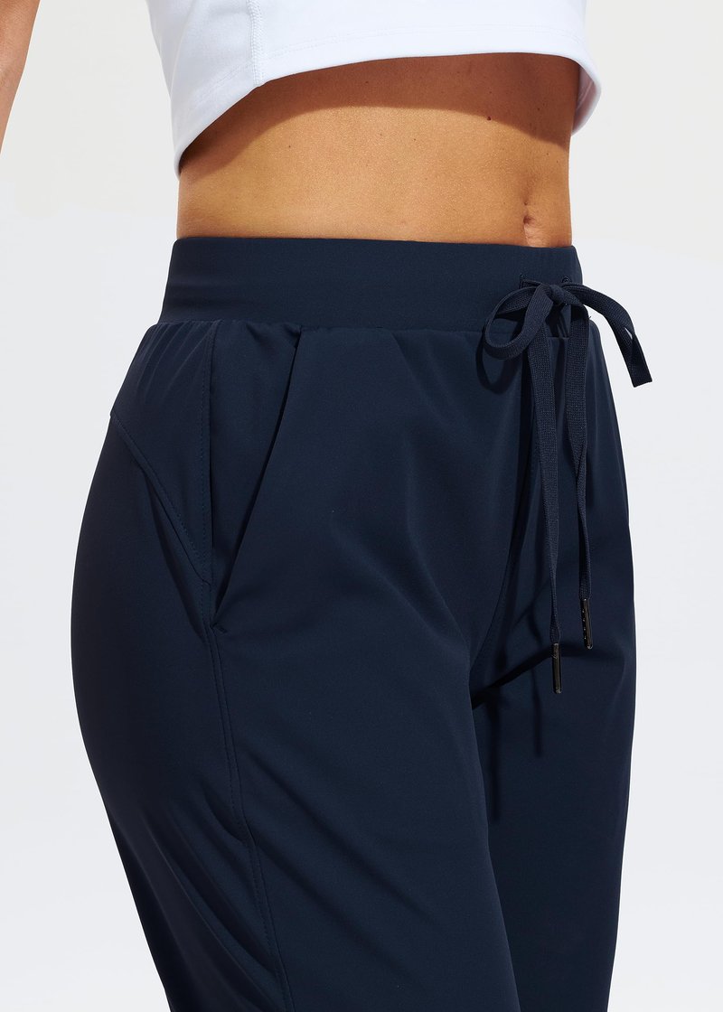 Libin Women's Joggers Pants Athletic Sweatpants with Pockets Running Tapered Casual Dance Pants for Workout,Lounge, Navy M