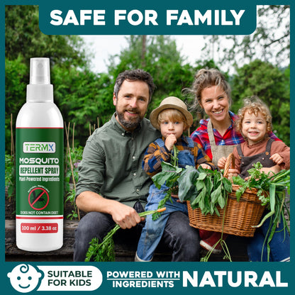 Natural Bug Spray Kids Bug Spray Travel Size TwinPack 2 X 6.75oz DEET Free