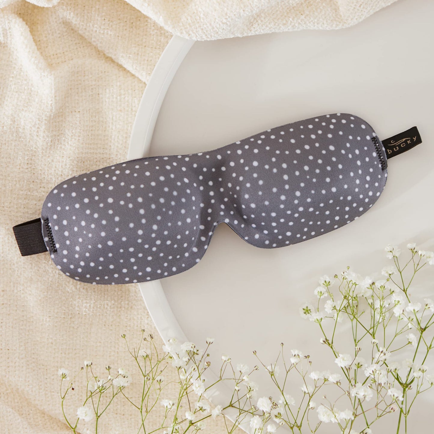 Bucky 40 Blinks No Pressure Printed Eye Mask for Travel & Sleep, Foil, One Size