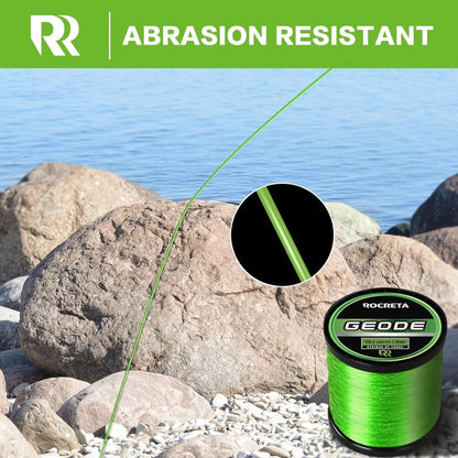 Monofilament Fishing Line - Premium Nylon Fishing Line 3-100lb | Superior Freshwater & Saltwater Leader 500/1200/2400 Yds