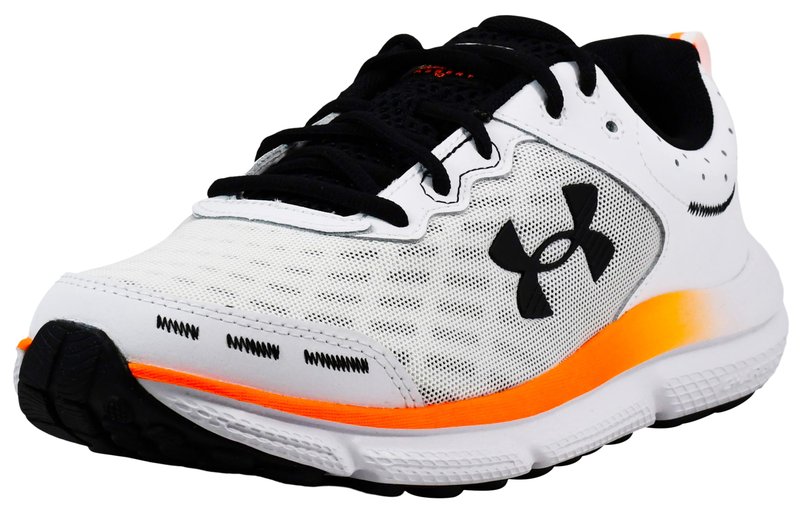 Under Armour Men's Charged Assert 10, (101) White/White/Black, 10, US