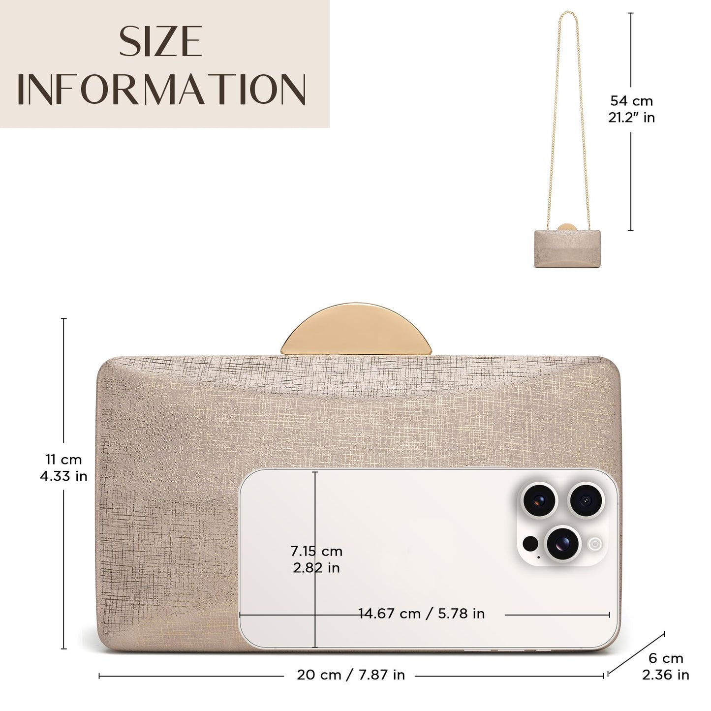 CHUNLI Clutch Purses for Women, Evening Handbags Crossbody Bag with Chain, Sparkly Clutchs for Formal Cocktail Prom Party