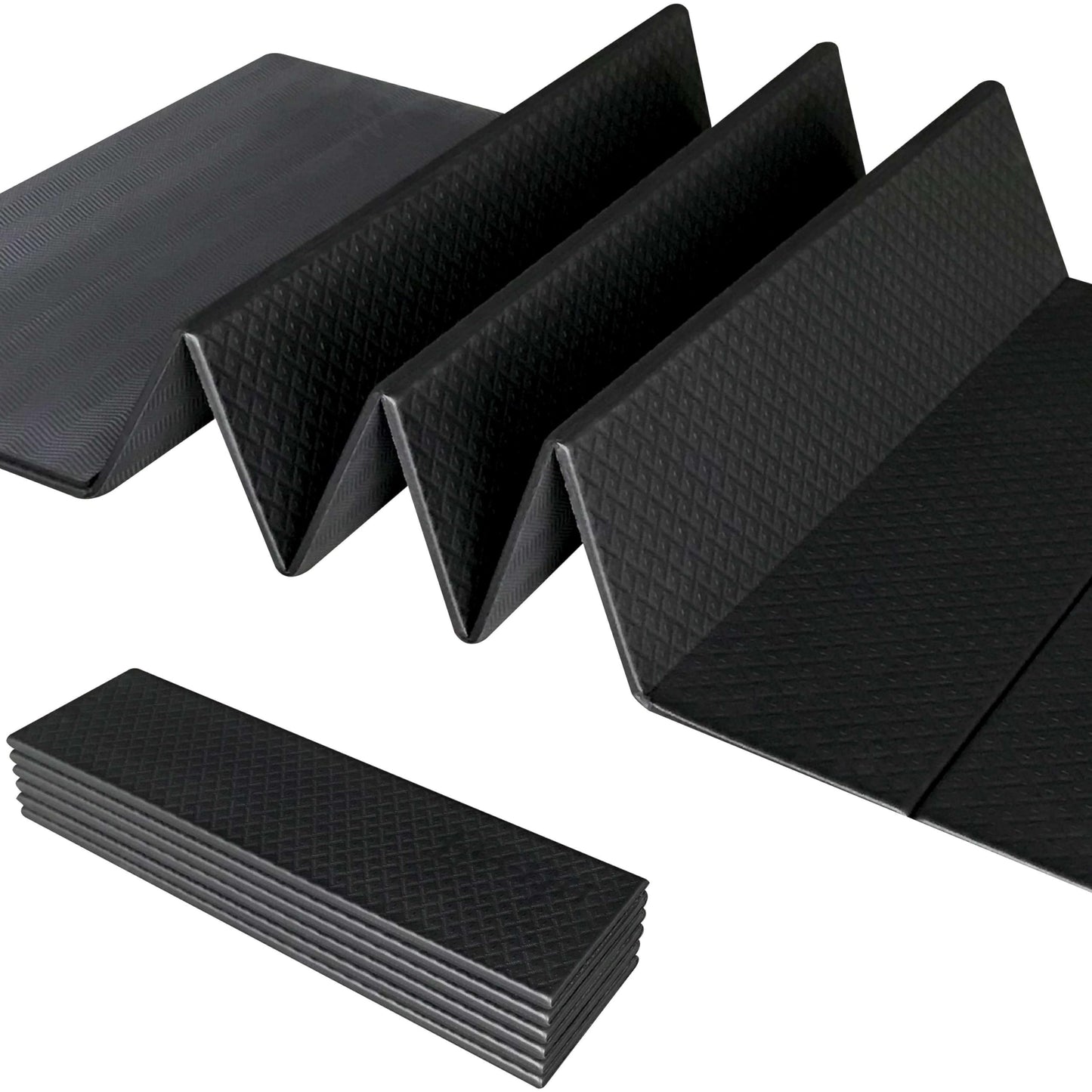 Foldable Yoga Exercise Mat – Lightweight, Anti-Slip, and Easy to Store for Yoga, Pilates, Home Workouts, and Floor Exercises