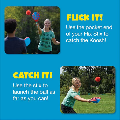 Koosh Flix Stix - Active Play Toys for Kids Ages 6-11 | Fun Outdoor Games