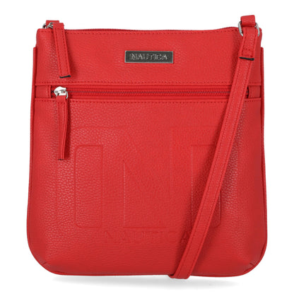 Nautica Lakeside Signature Jaquard North South Crossbody Bag