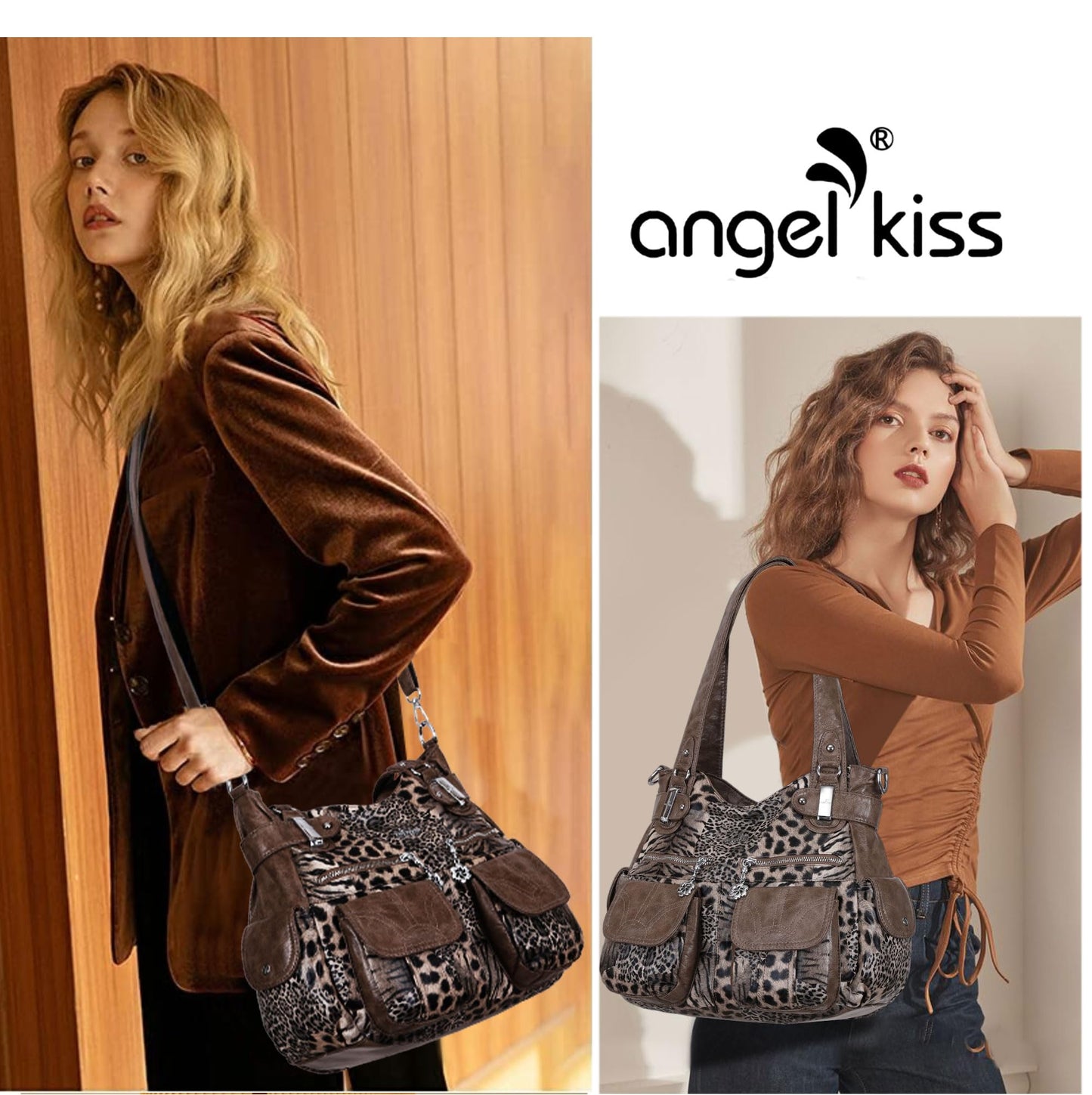 Purses and Handbags Women Tote Shoulder Top Handle Satchel Hobo Bags Fashion Washed Leather Purse