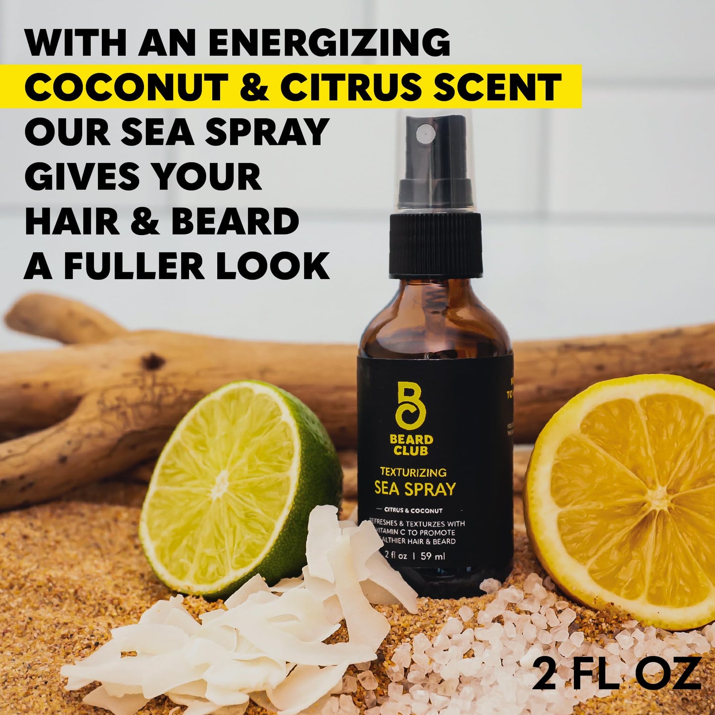 Beard Club - Beard Growth Serum with Natural Castor, Coconut and Avocado to Grow a Thicker, Fuller Beard, Fill in Patches and Stimulate Healthier Facial Hair Growth