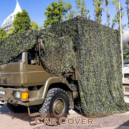 FullLit Camo Netting, Camouflage Net Blinds (Camo Bionic Leaves, 6.5ftx10ft)