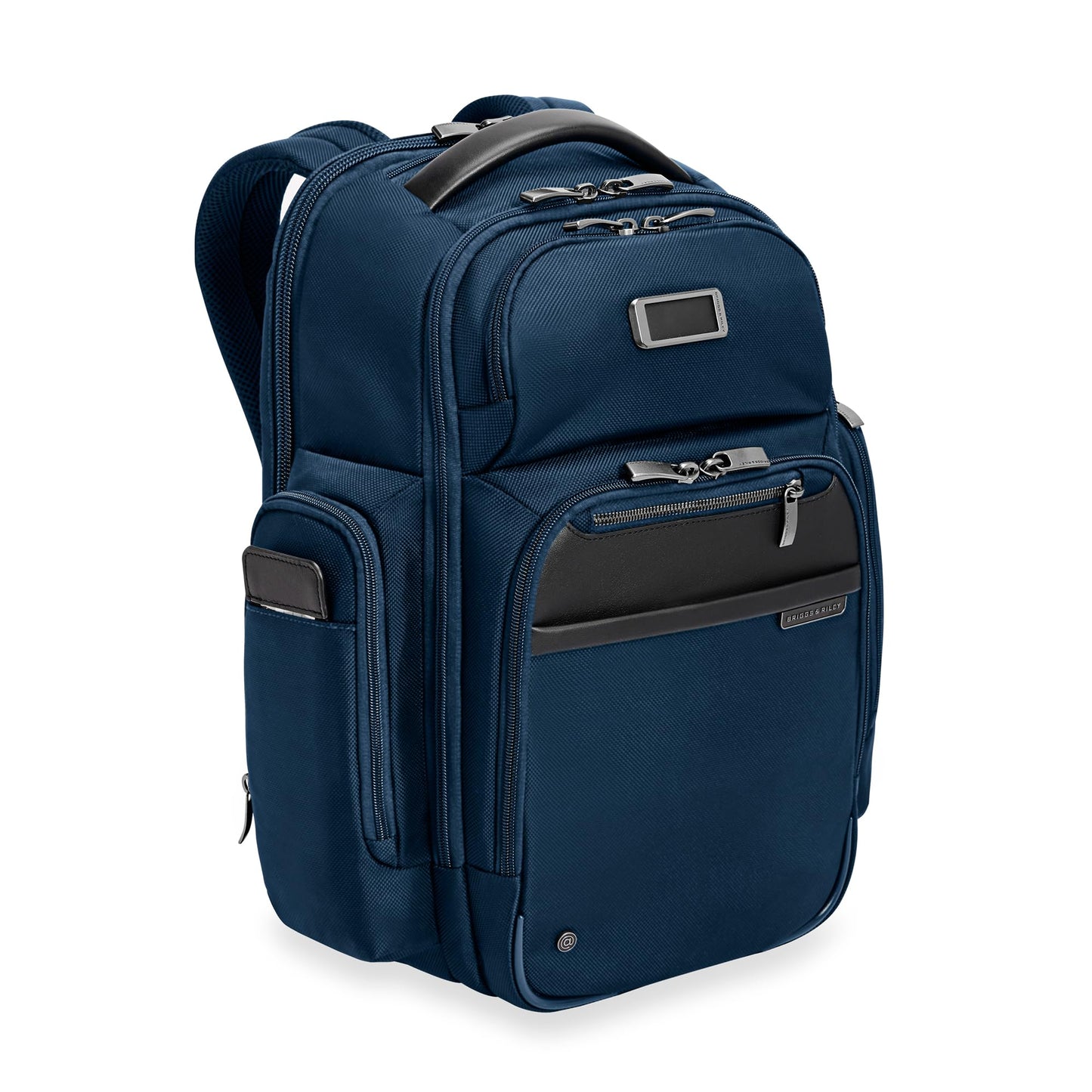Briggs & Riley Medium Cargo Backpack for Women & Men - Laptop Backpack, For Work & Travel, Lightweight & Durable, Padded Straps, Fits up to 15" Laptop - @work Collection, Navy