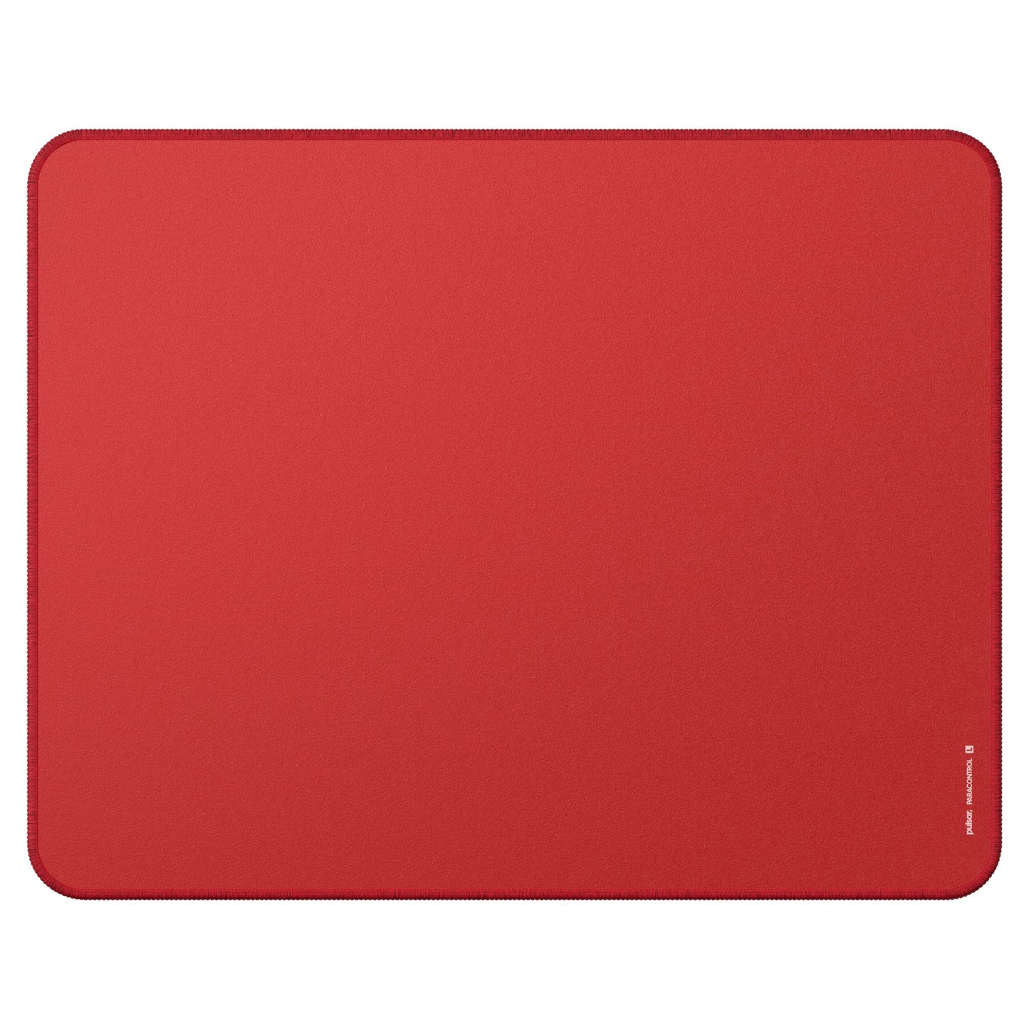Pulsar - Paracontrol L Esports Level Premium Gaming Mouse Pad V2 - Medium to High Speed Pad Stitched Edge Durable Hybrid Top Surface 13 x 16.5 (L, Red)
