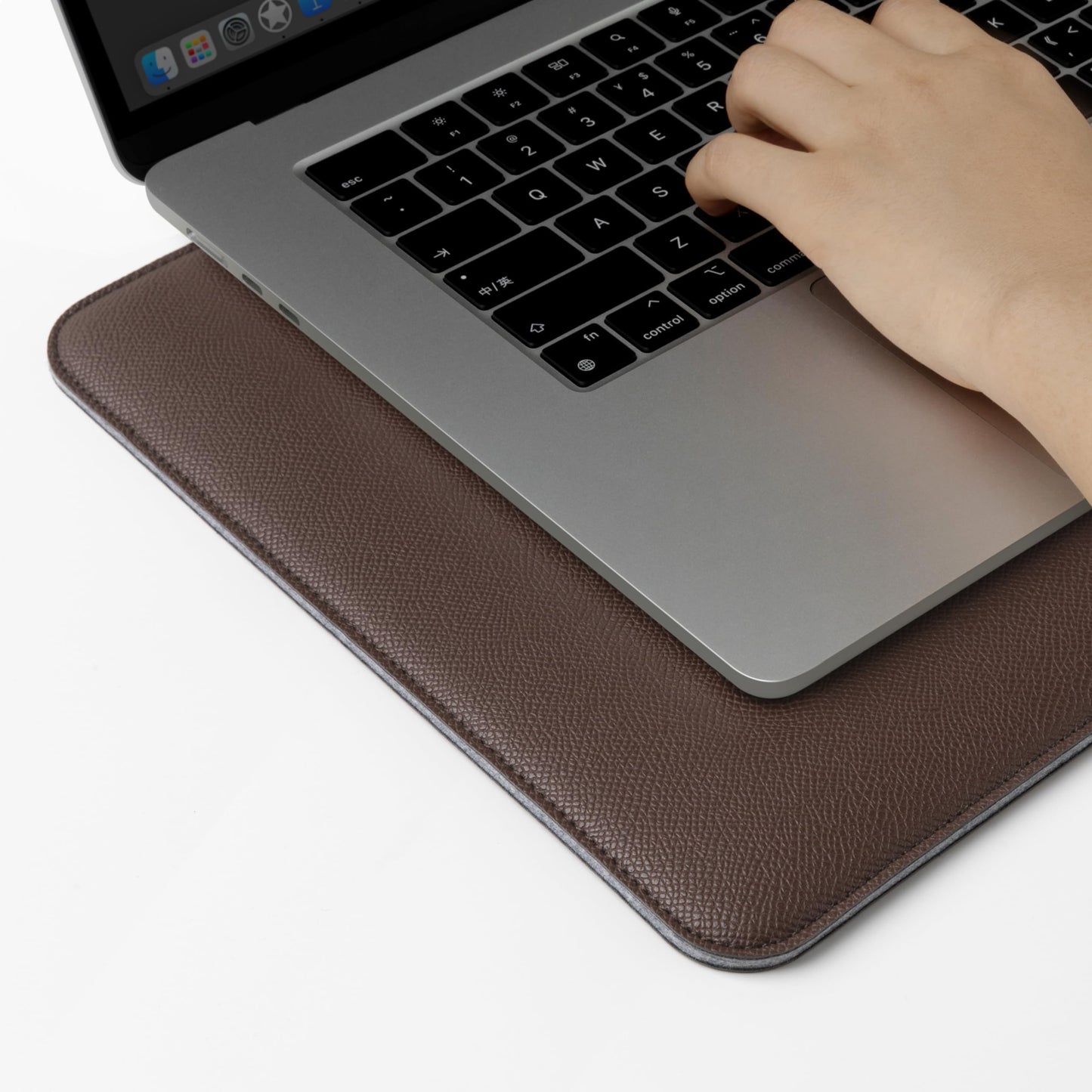 Comfyable Laptop Sleeve 13 Inch Precisely Compatible with MacBook Air M5 2026 & MacBook Pro/Neo A18, Faux Leather Cover Case, Coffee
