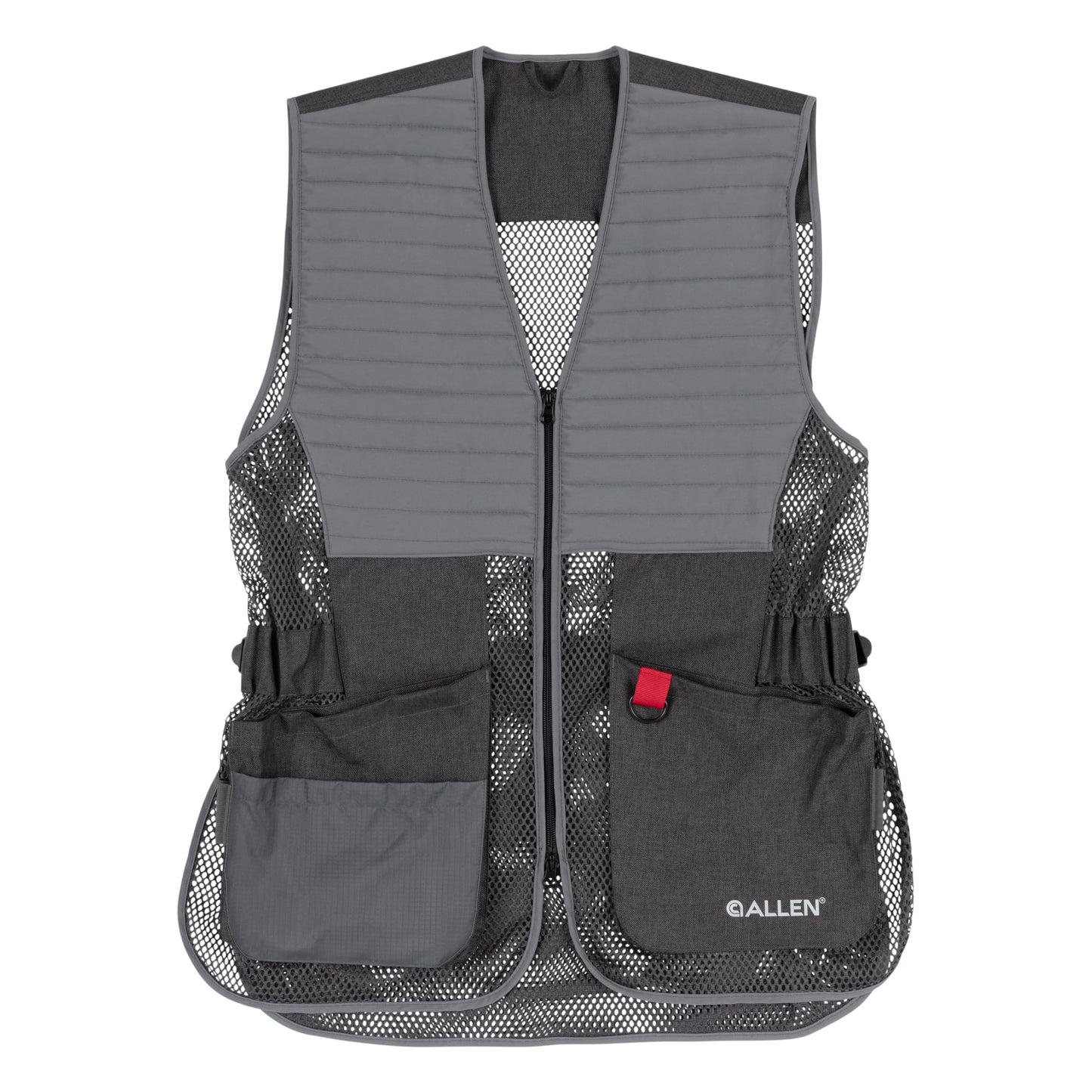 Allen Company Men's Competitor Shooting Vest – Mesh Vest with Moveable Shoulder Pad, Deep Pockets & Side Straps - Medium/Large