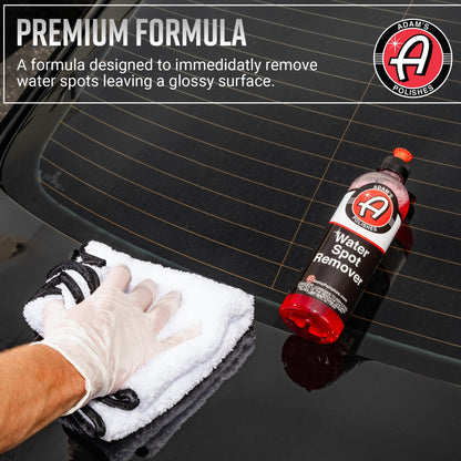 Adam's Water Spot Remover - Hard Water Stain Remover for Glass, Shower Doors, Paint, Windows, Car Detailing, Calcium, Magnesium & Soap Scum Remover