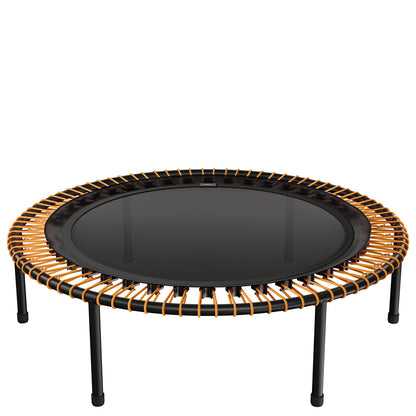 bellicon Mini Trampoline 39'' (Orange) | Bungee Suspension up to 330 lbs | Indoor Fitness Rebounder for Adults | Screw-in Legs