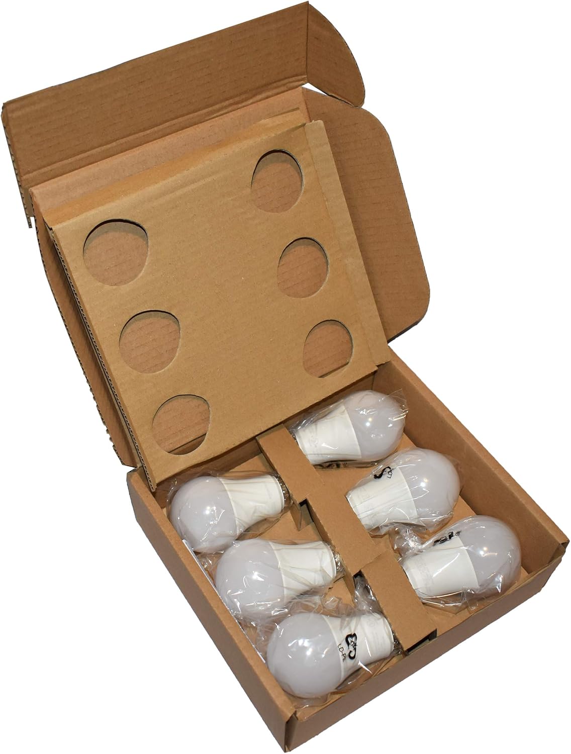 Amazon Basics A19 LED Light Bulbs 100 Watt Equivalent, Daylight White (5000K), Energy Efficient 15 W, Non-Dimmable, 10,000 Hour Lifetime, 6 count (Pack of 1)