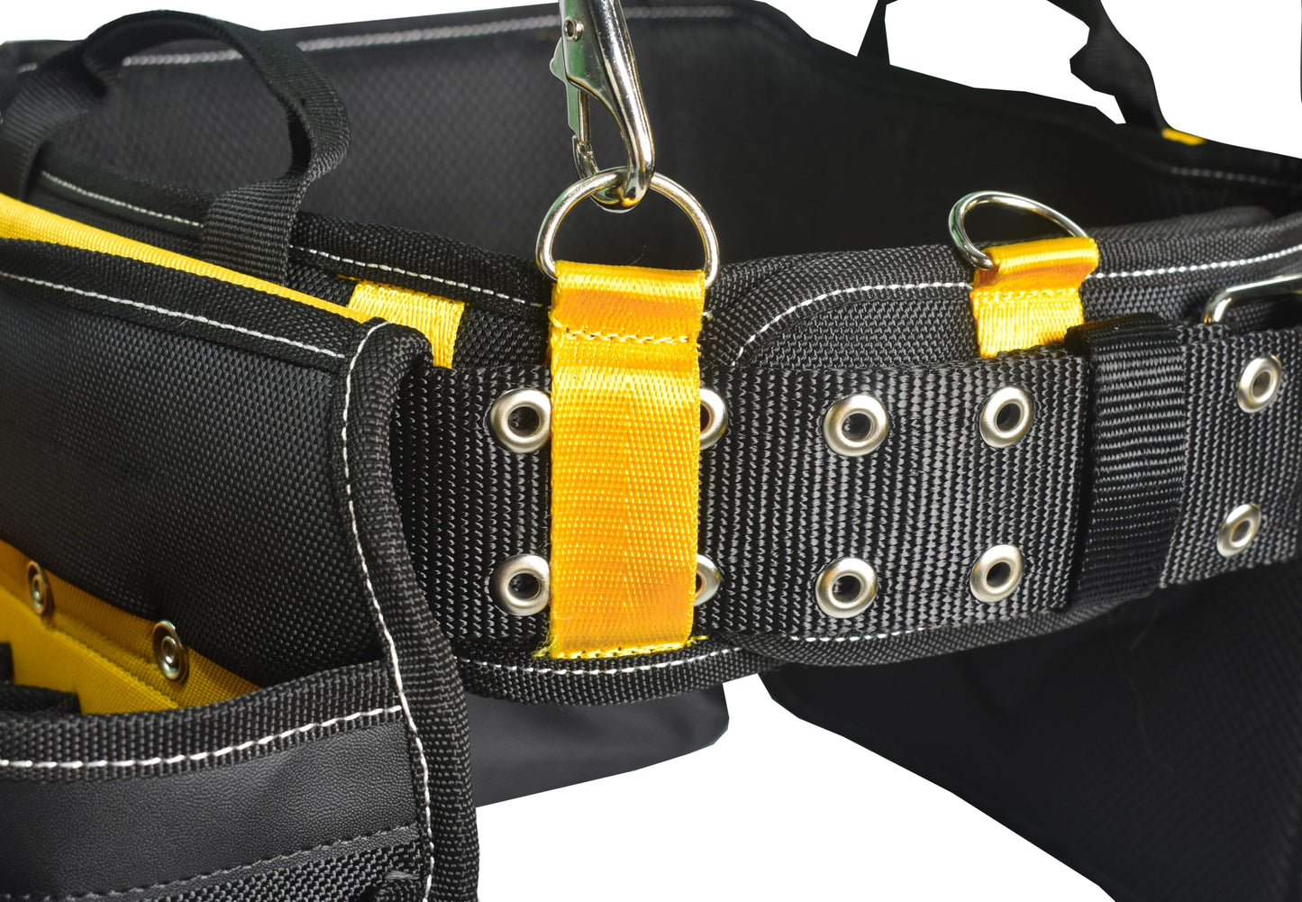 Aupofit 7-Piece Professional Tool Belt Rig with Comfort Suspenders