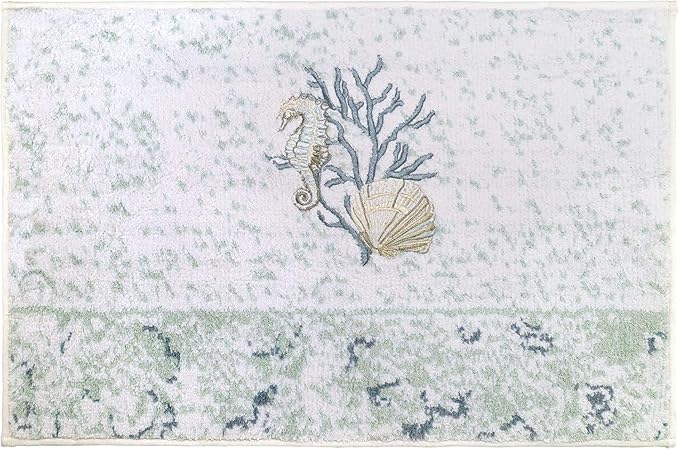 Avanti Linens - Bath Mat, Cotton Bathroom Rug, Sea Inspired Home Decor
